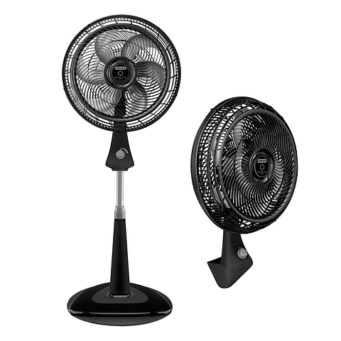 Ventilador Silence Force Plus 2 En 1 Negro / Samurai