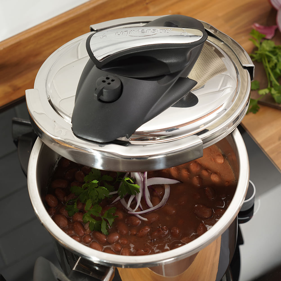 Olla a Presión Abre Fácil en Acero Inoxidable 2