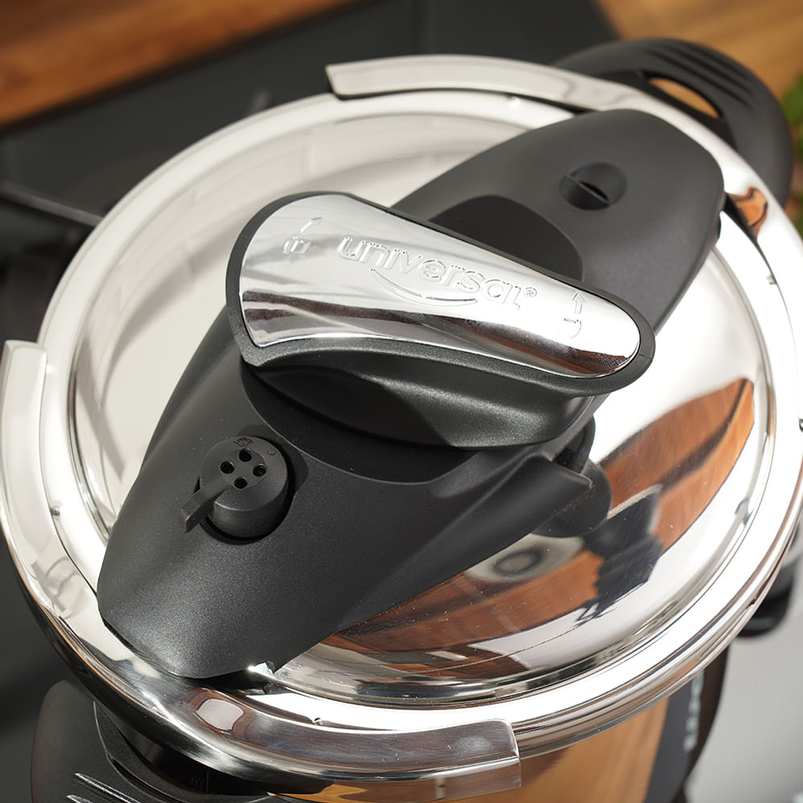 Olla a Presión Abre Fácil en Acero Inoxidable 5