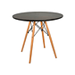 Mesa Roma Negra Redonda - Miniatura 1
