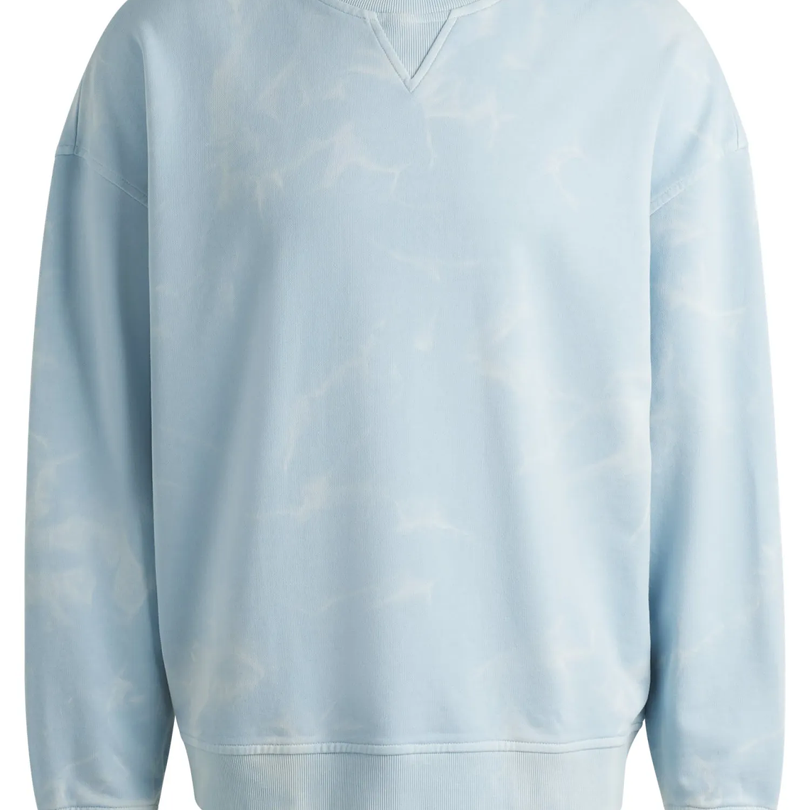 BUZO LOOSE FIT EN FELPA DE ALGODÓN EN EFECTO TEÑIDO CON NUDOS HOMBRE 4