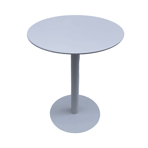 Mesa Metálica Redonda Barcelona Blanca