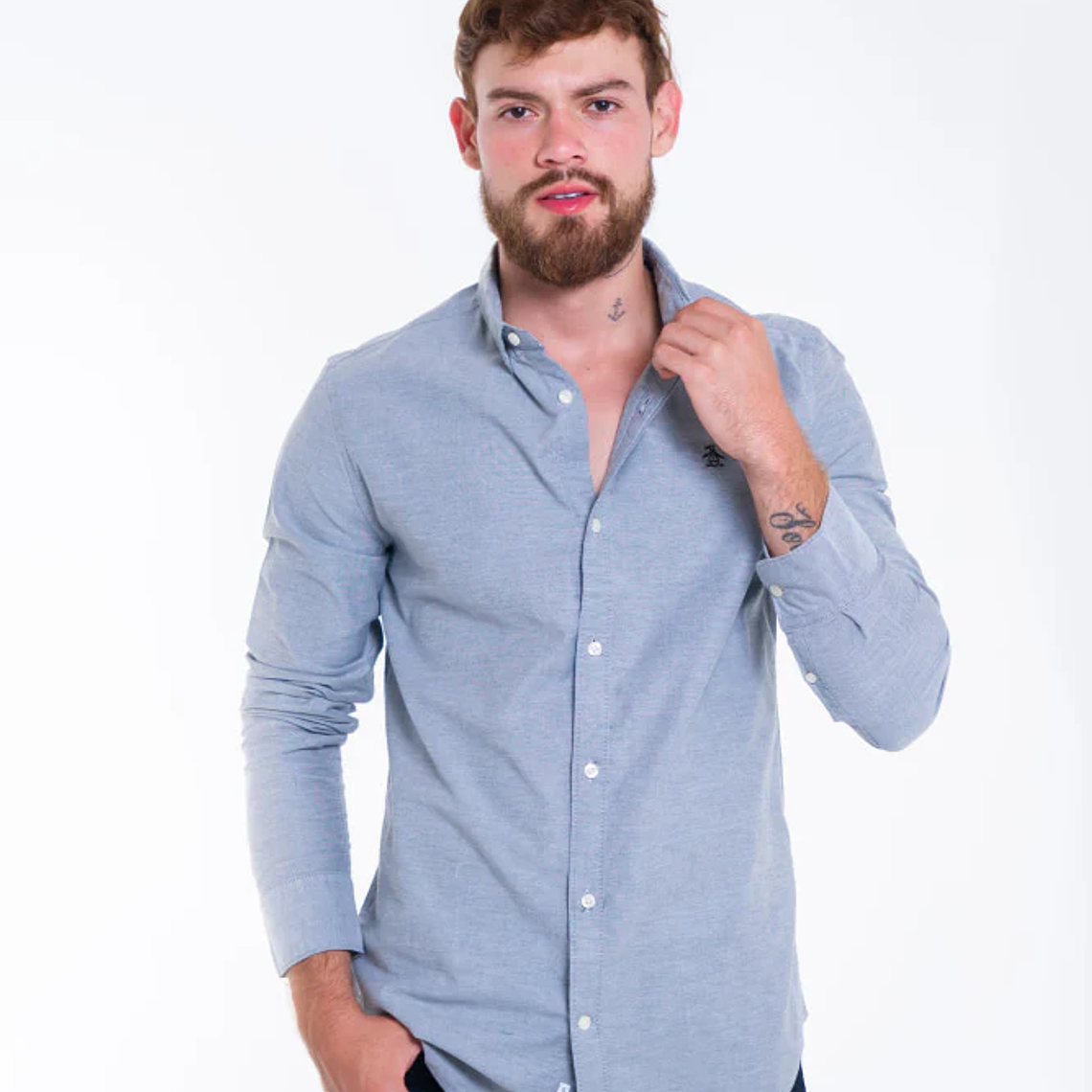 Camisa Hombre Penguin Oxford 4
