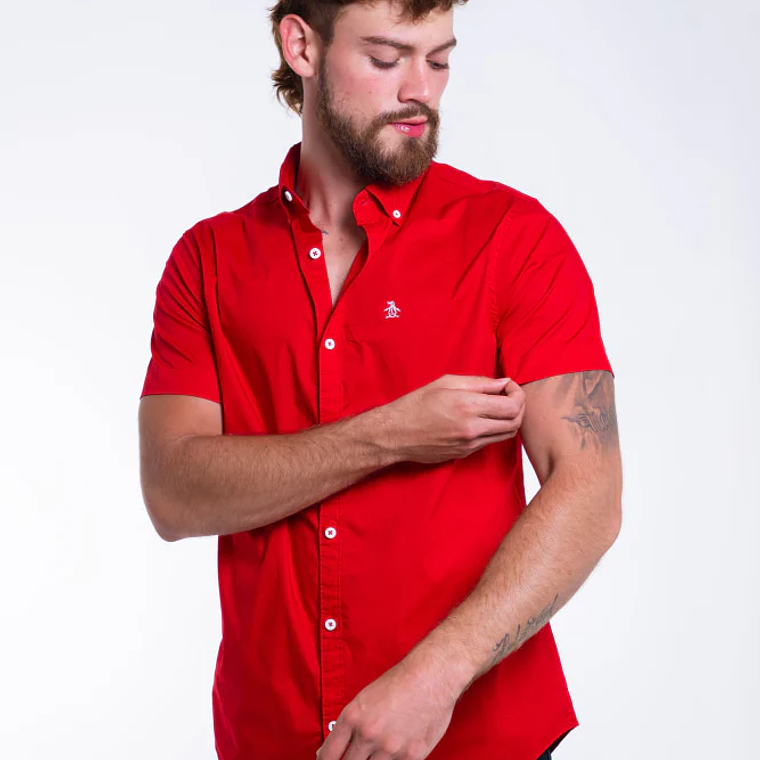 Camisa Hombre Manga Corta Penguin 2