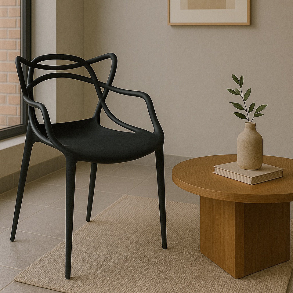 Silla Sidney Negra (Nuevo Diseño) 3