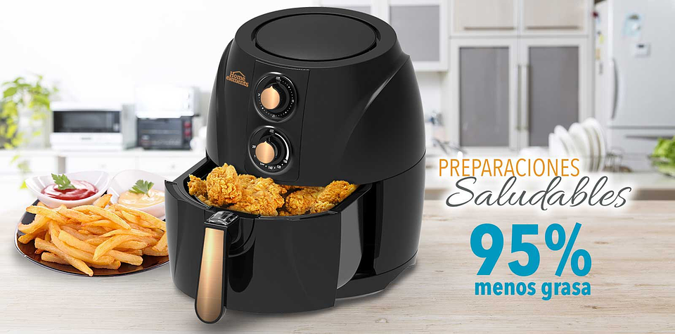Freidora de Aire 3.2 Litros / Home Elements 4