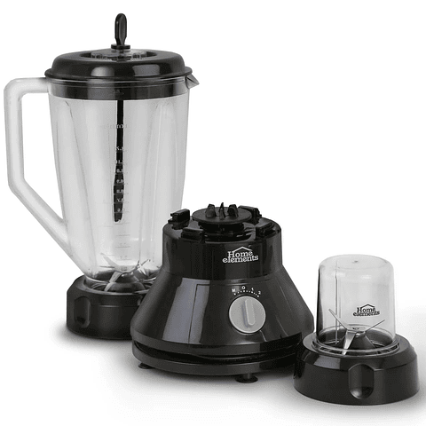 Licuadora 2 Velocidades + Pulso y Picatodo / Home Elements