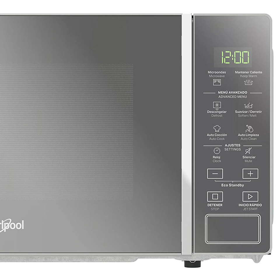 Horno Microondas 0.7 Pulgadas  20 Litros Digital Negro / Whirlpool 3