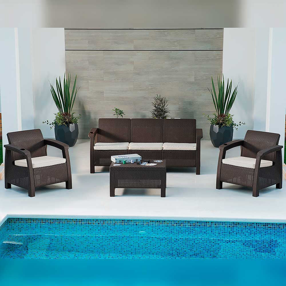 Juego de Sala Ferrara Premium Wengue / MQ 2