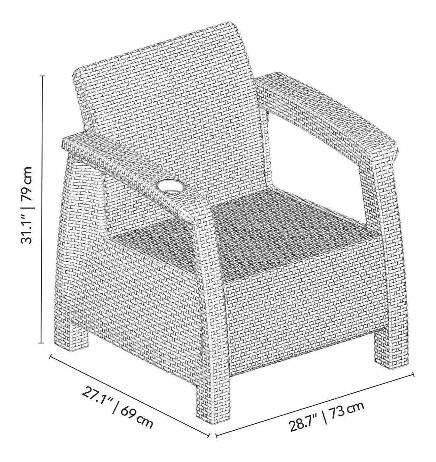 Juego de Sala Ferrara Premium Wengue / MQ 5