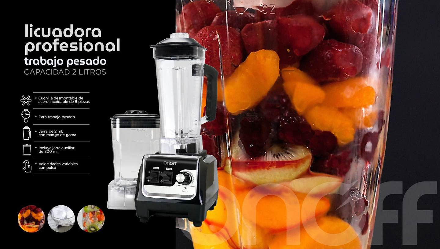 Licuadora Profesional 2000 ml / OnOff 3