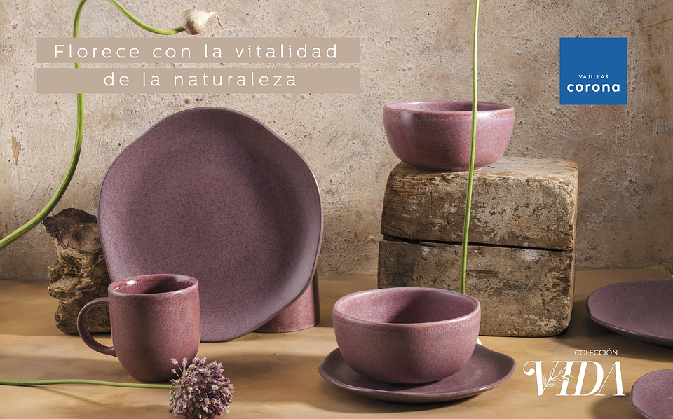 Vajilla Corona Gulupa 4 Puestos 16 Piezas 4