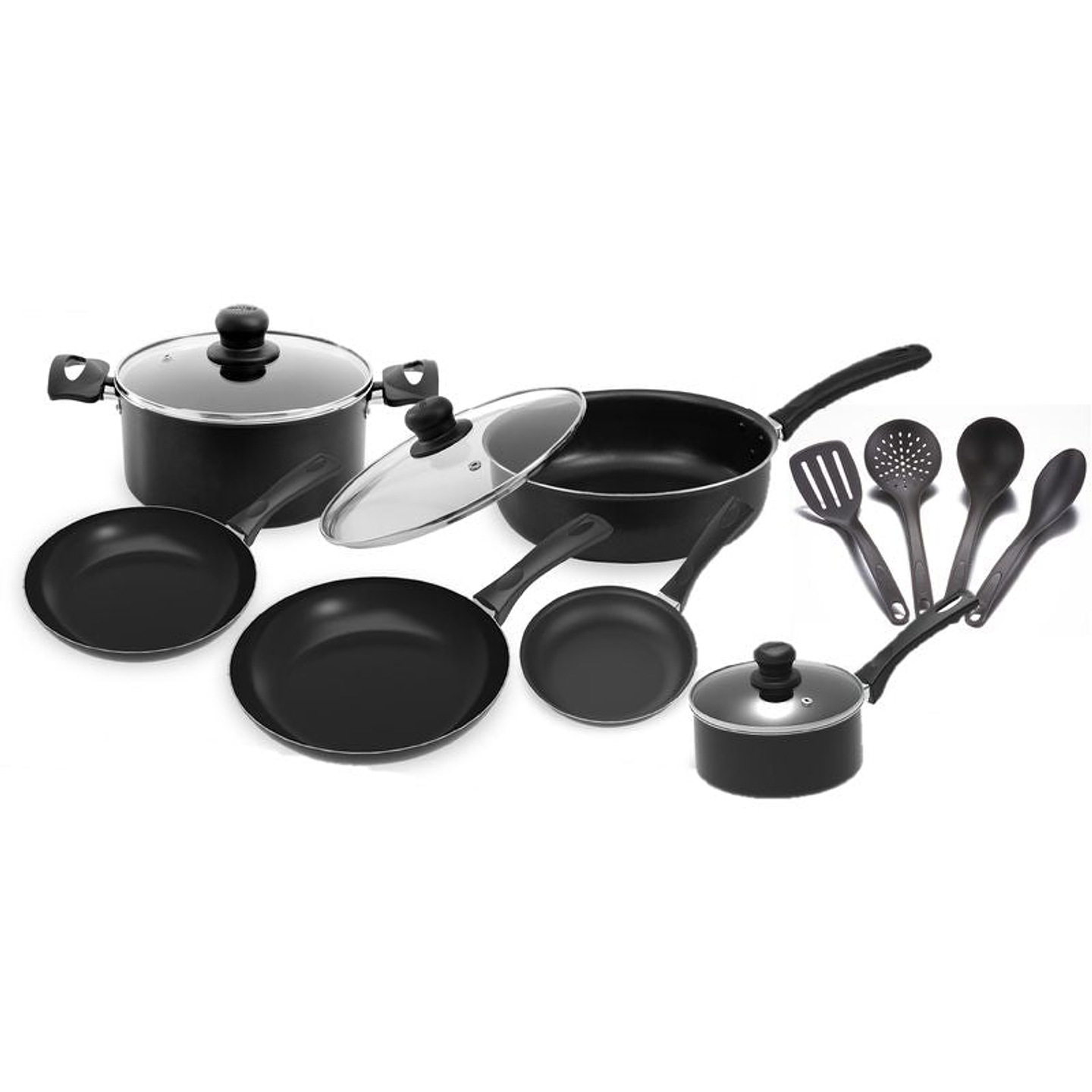 Batería de cocina IMUSA Smart Chef de 13 Piezas con Antiadherente 1