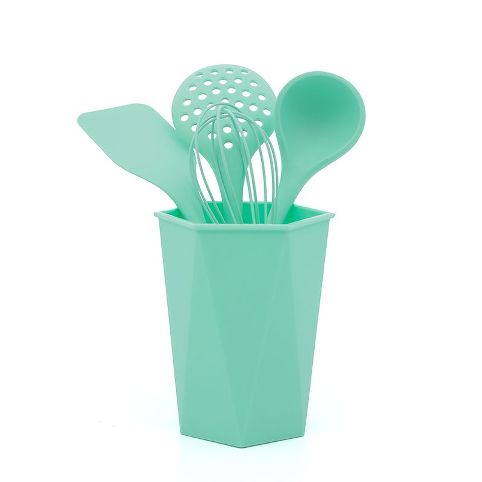 SET X4 UTENSILIOS MAS BASE UNIVERSAL VERDE MENTA 2