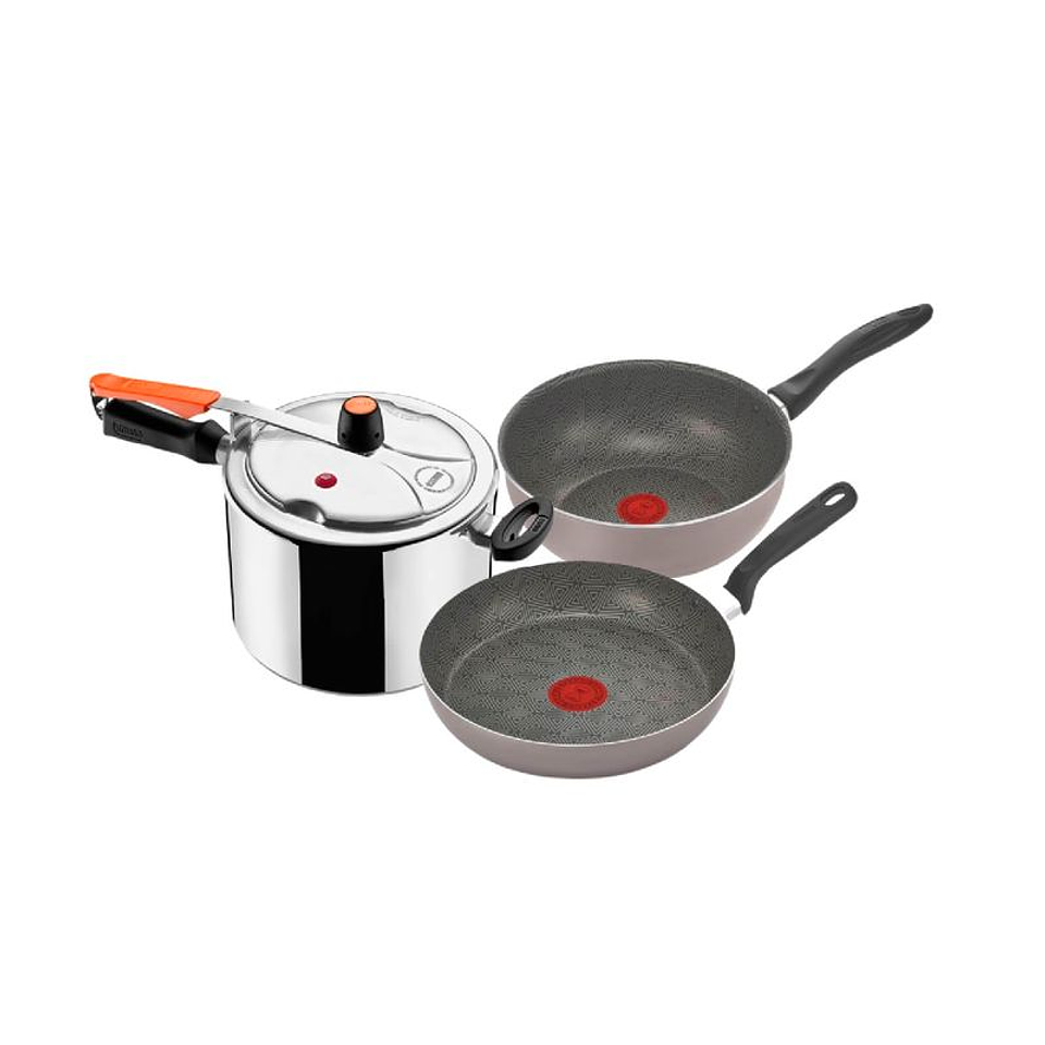 Olla a Presión IMUSA 4,5L + Sarten + Wok 24cm Talent 6