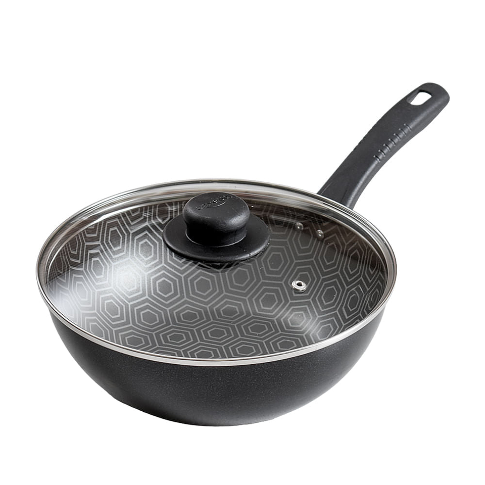 Wok 6 Ultra de 24 cm + tapa de vidrio 1