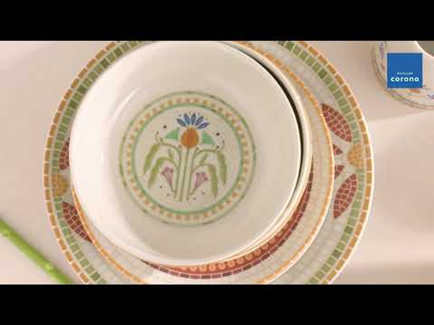 Vajilla Corona Fiore 4 Puestos 16 Piezas 4