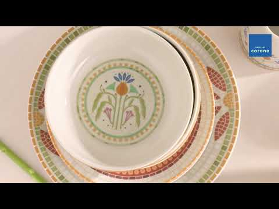 Vajilla Corona Fiore 4 Puestos 16 Piezas 4
