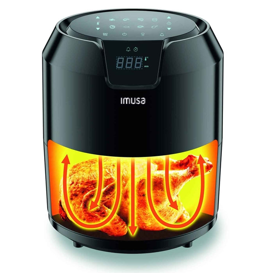 Freidora De Aire Easy Fry Deluxe Digital 4.2 Litros / Imusa 4