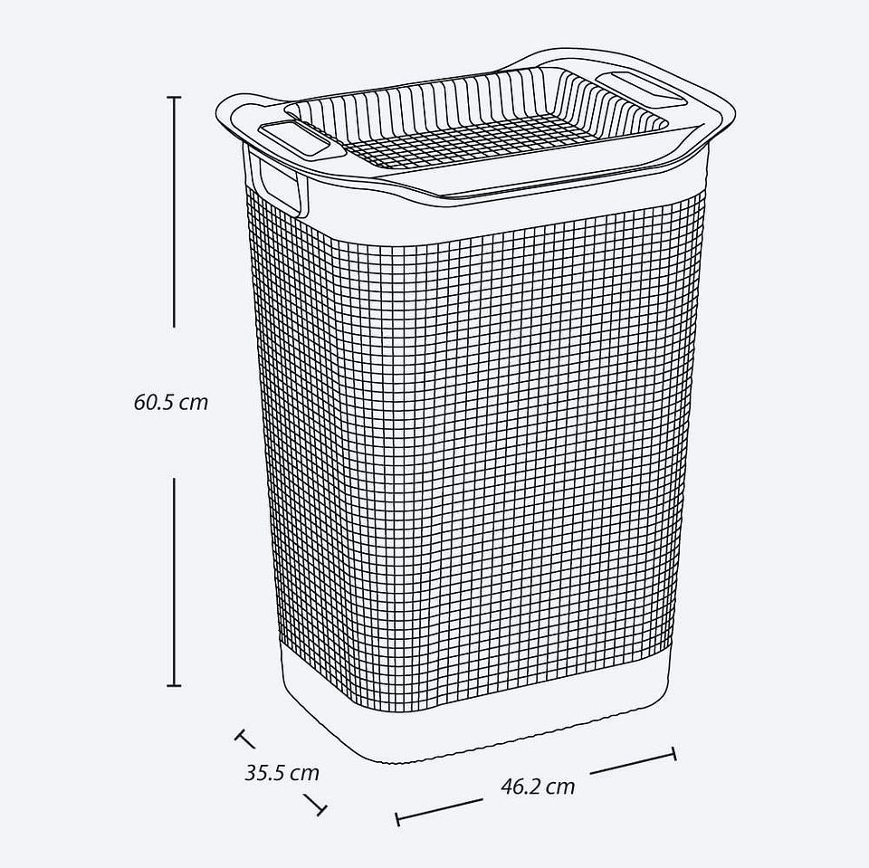 Cesta para Ropa Linum con Tejido Premium 4