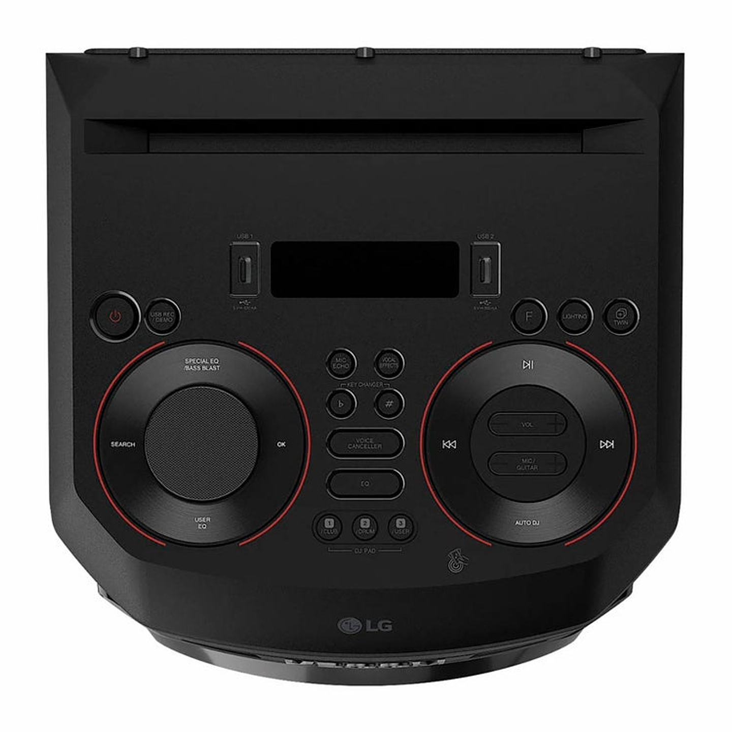 Minicomponente LG XBOOM RNC9 1800 Watts Negro Torre de Sonido 6