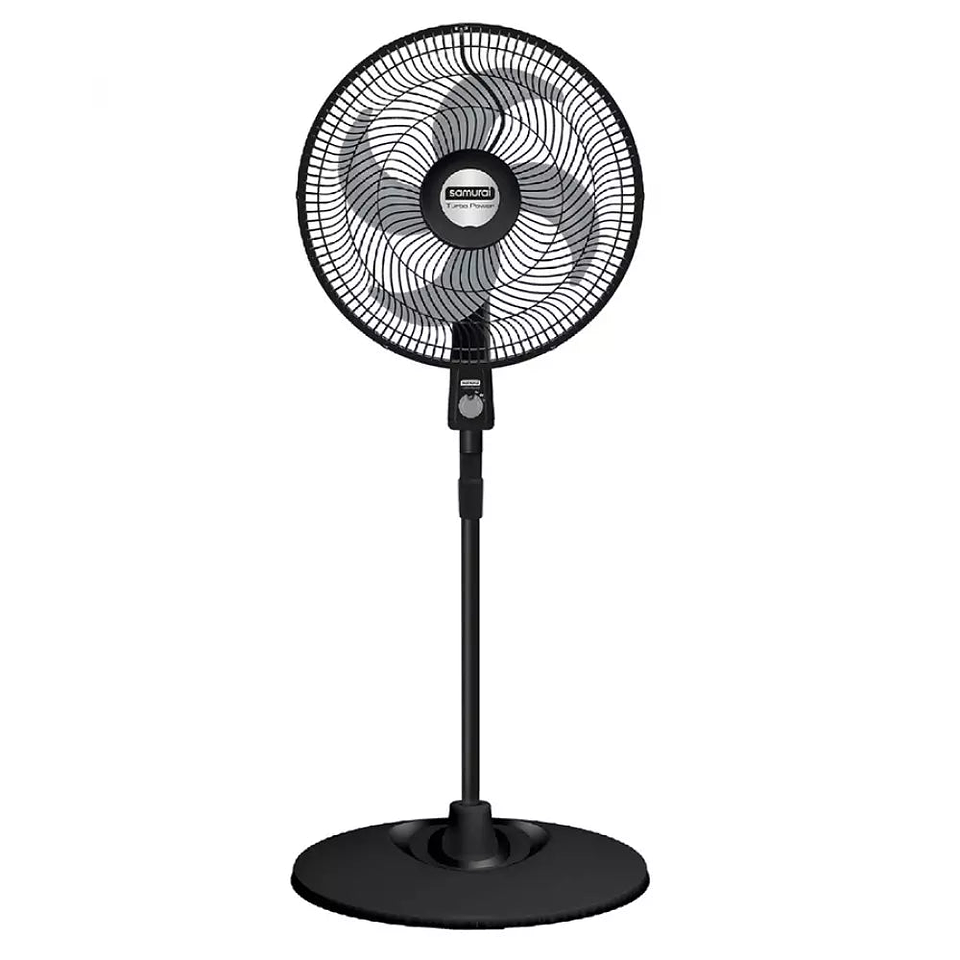 Ventilador Turbo Power Pedestal Negro / Samurai 1