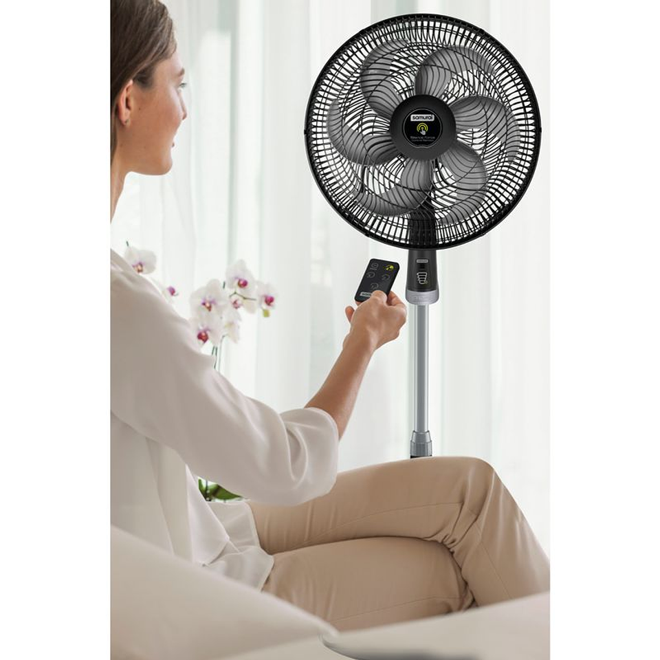 Ventilador de Pedestal SAMURAI Silence Force Control Remoto 3