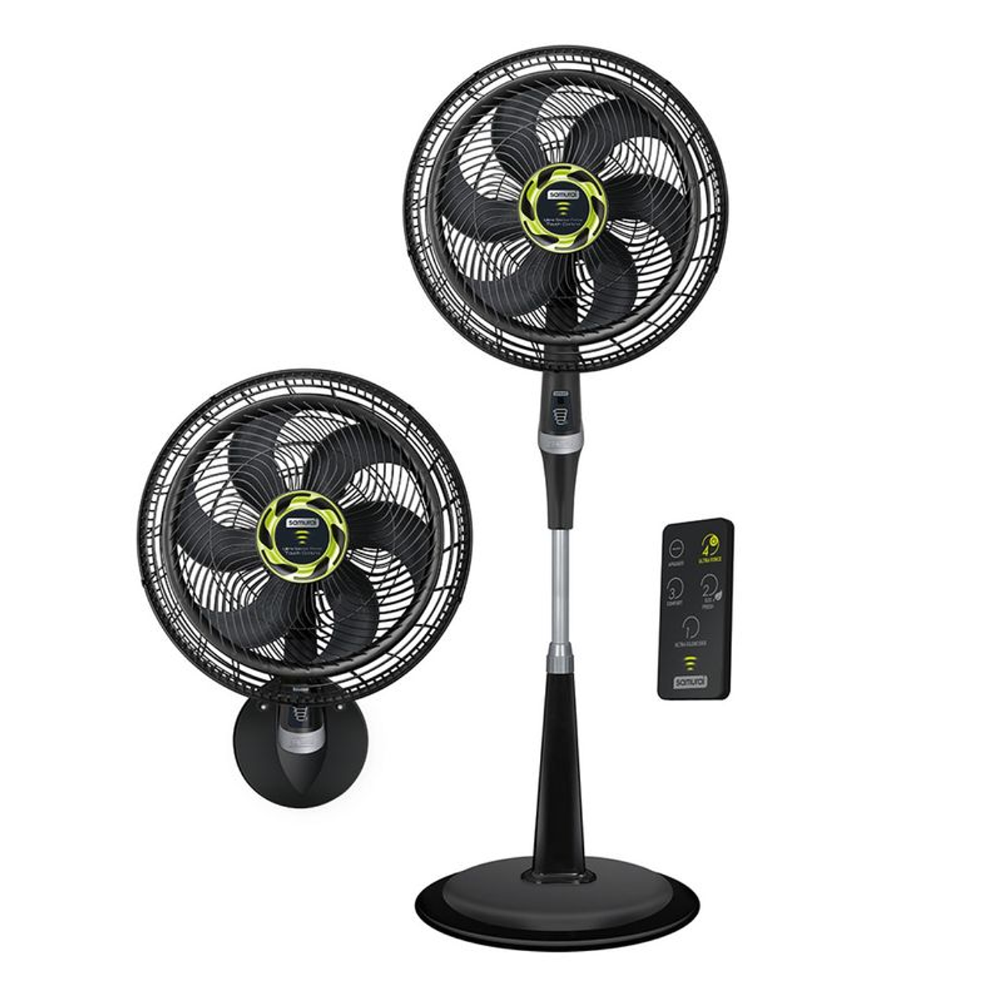 Ventilador SAMURAI Ultra Silence Force 2en1 control remoto 9