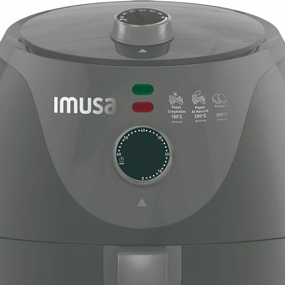 Freidora de Aire IMUSA Airfryer Esencial 3,2 Litros gris 5