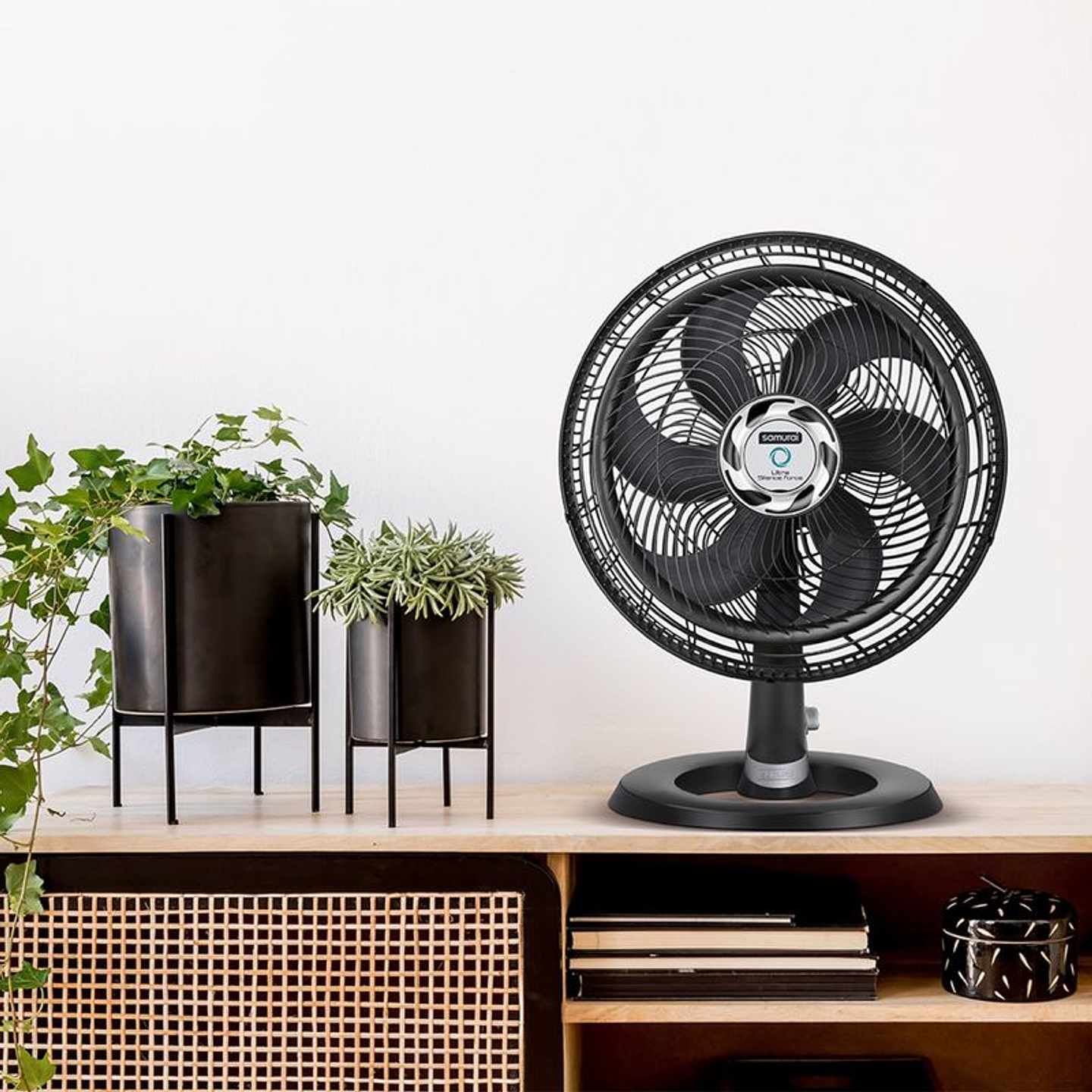 Ventilador SAMURAI Ultra Silence Force mesa negro 3