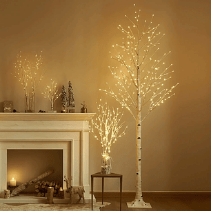 Árbol de Navidad LED decorativo Año Nuevo DIY decoraciones para fiesta de Navidad luces boda evento interior escena atmósfera árboles brillantes regalo