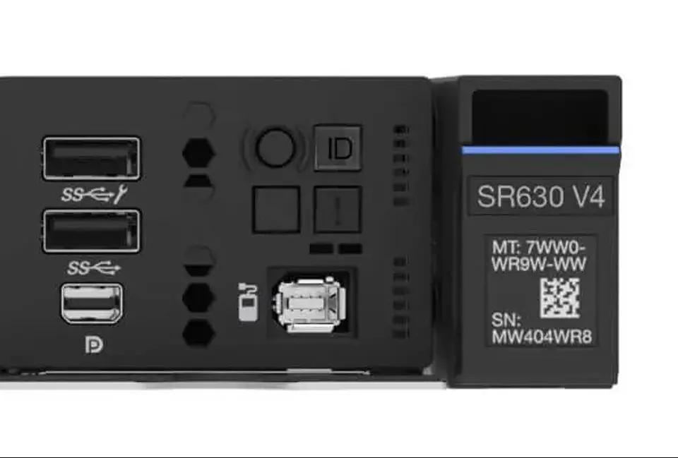 Servidor Lenovo ThinkSystem SR630 V4 - Intel Xeon 6505P, 32GB RAM, Rack 1U 3