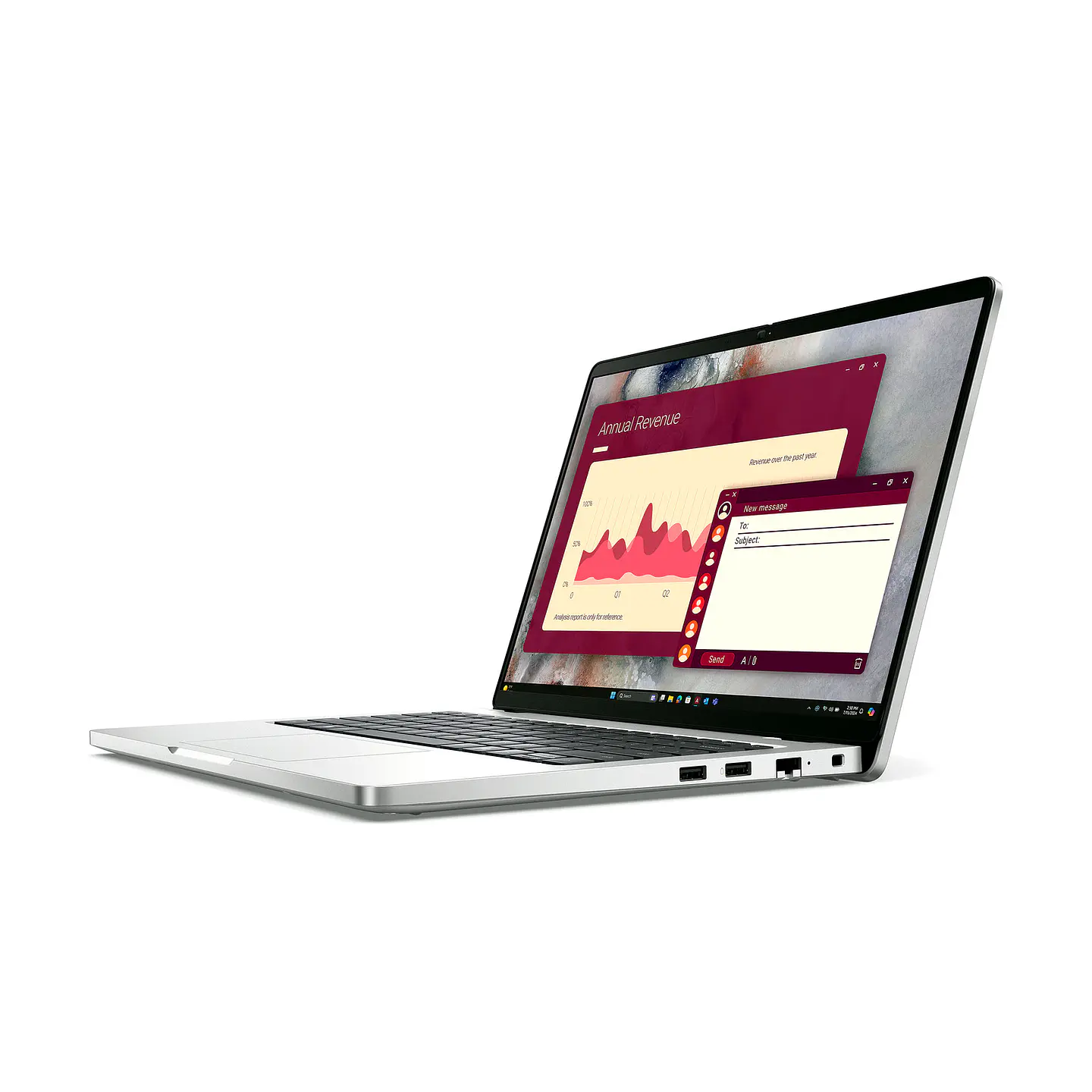Laptop Dell Pro 14 (PC14250) BTX Base Intel Core Ultra 7 255U (NPU de 12 TOPS, 12 núcleos, hasta 5,2 GHz) 3