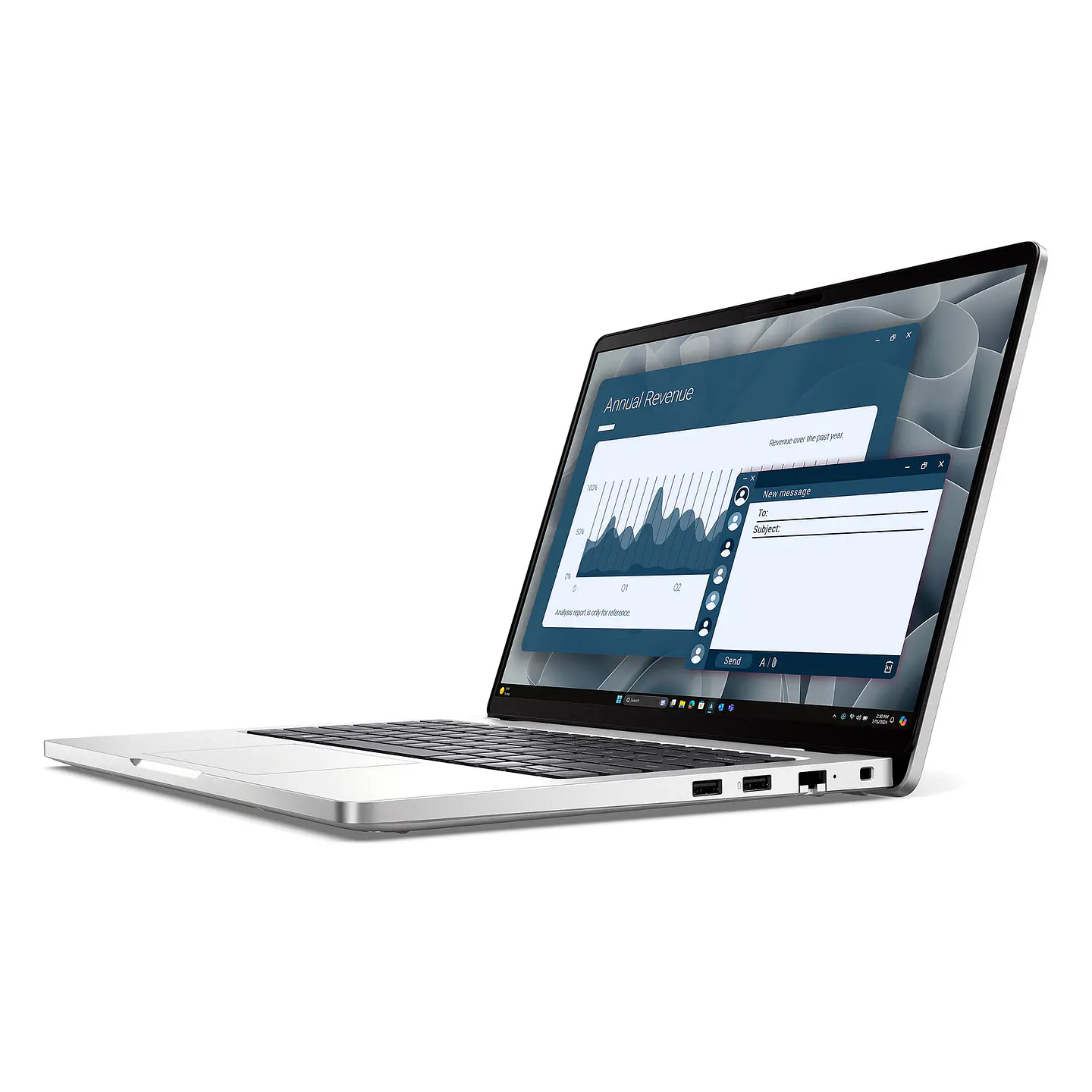 Laptop DELL Pro 14 PC14255 Copilot+ PC AMD Ryzen AI 5 340 Computadora portátil 35.6 cm (14