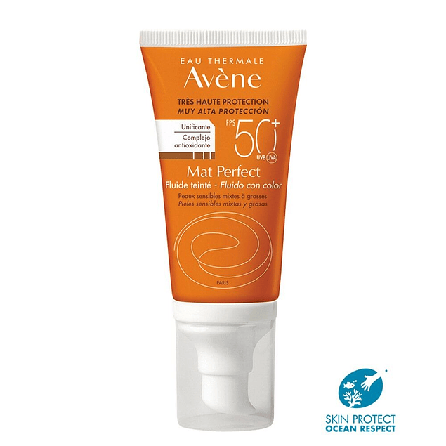 AVENE FLUIDO CON COLOR MAT PERFECT SPF 50+