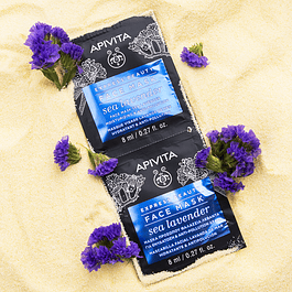Express Beauty Mascarilla Hidratante y Anti polución Siempreviva Azul (Sea Lavender)