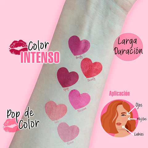 kiss lip tint  "pretty"