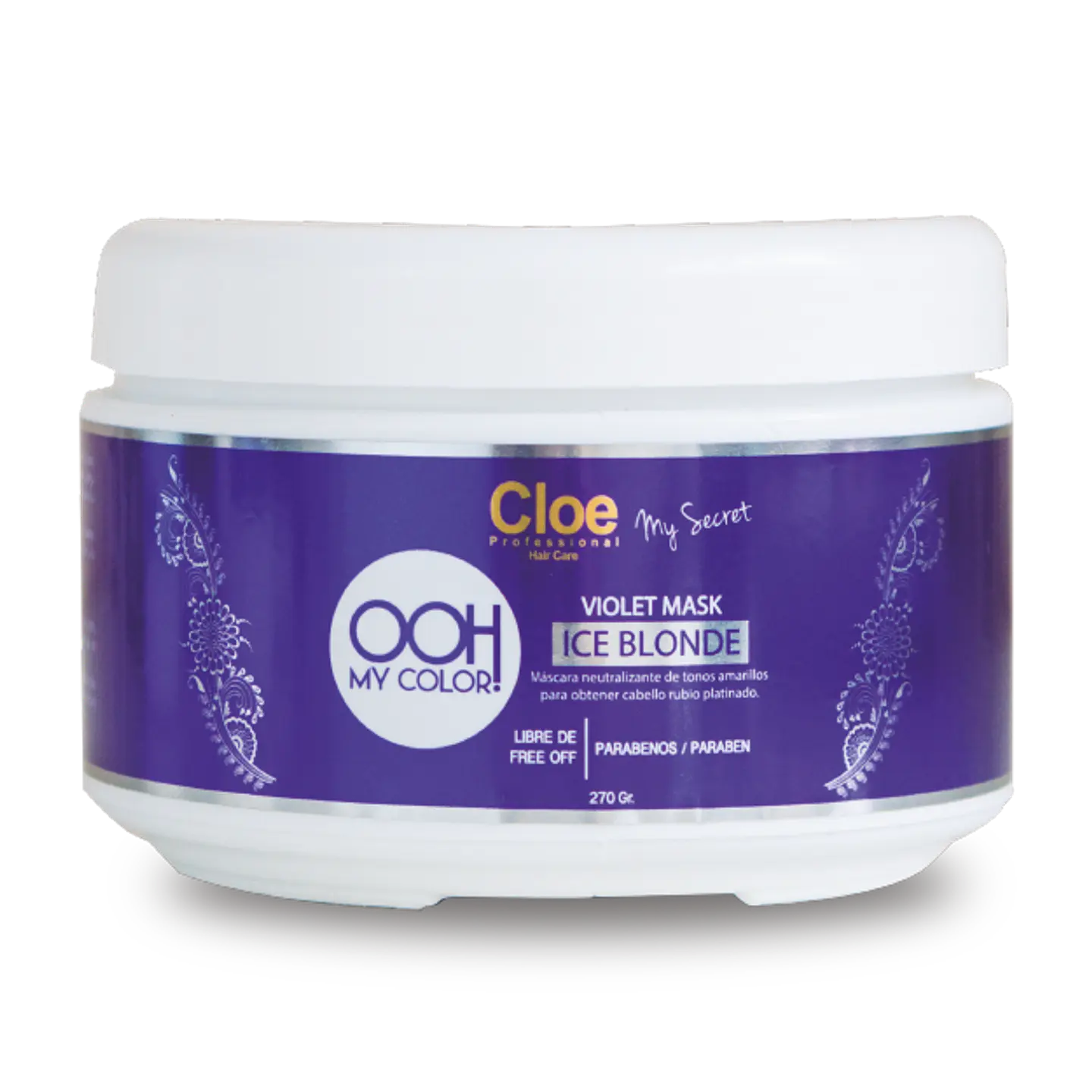 OOH MY COLOR VIOLET MASK ICE BLONDE 270 GR 1