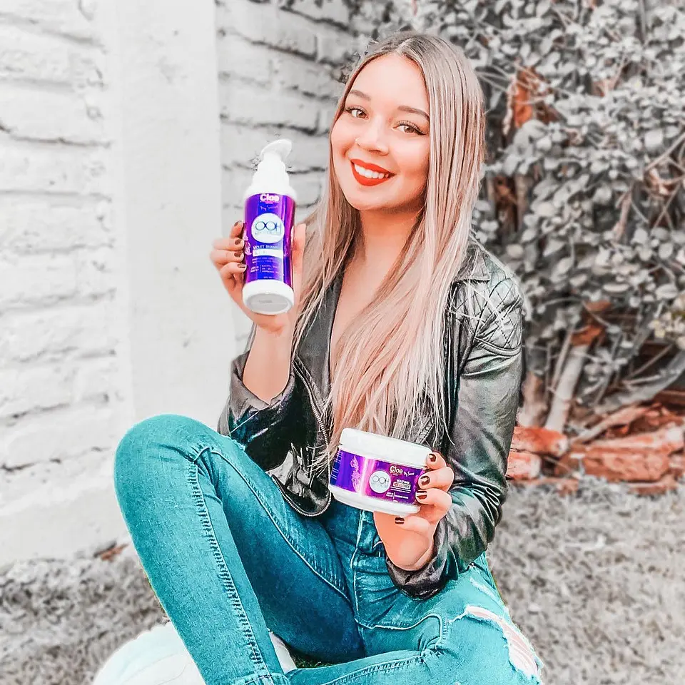 OOH MY COLOR VIOLET MASK ICE BLONDE 270 GR 3