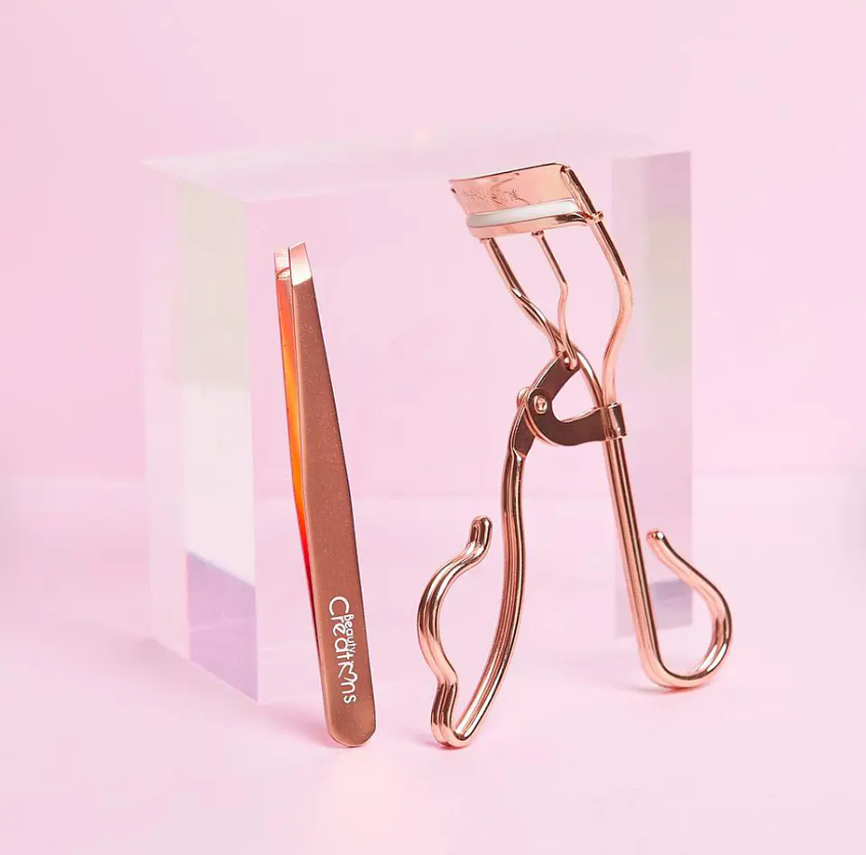 Encrespador + Pinza Rose Gold 1