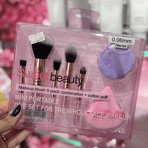 set 5 brochas +borla