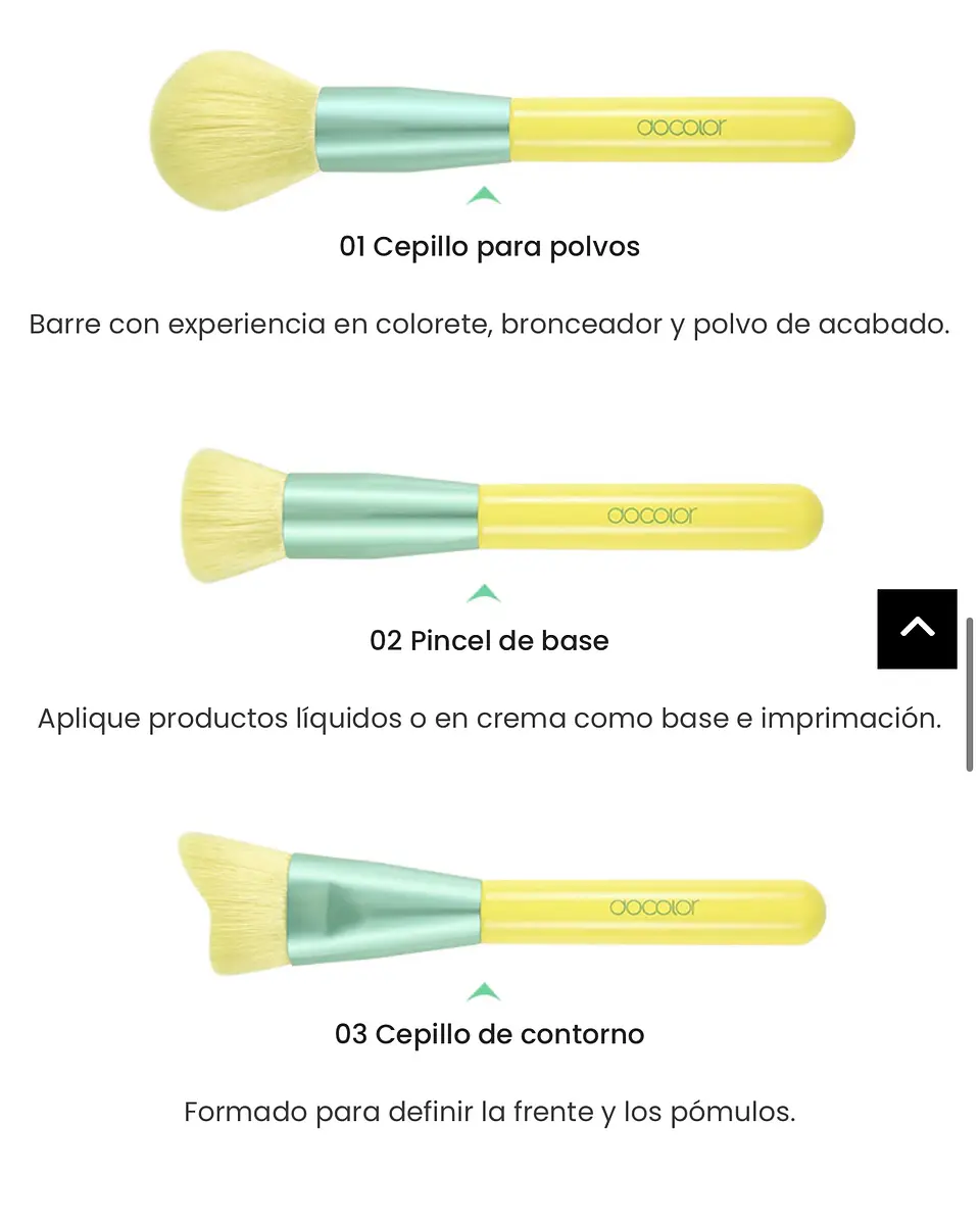 brochas profesionales docolor 6