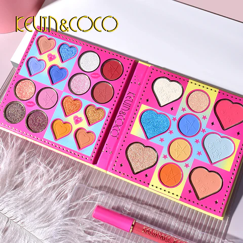 paleta de rostro y ojos (sin labiales)