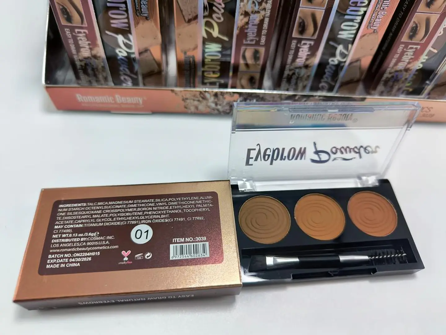 sobras de cejas 3 tonos  2