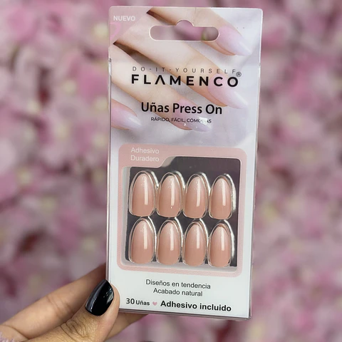 uñas press on "rosa degrade"