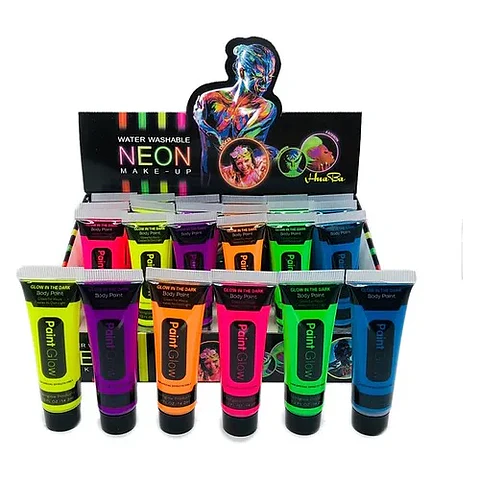 Pintura neon para rostro