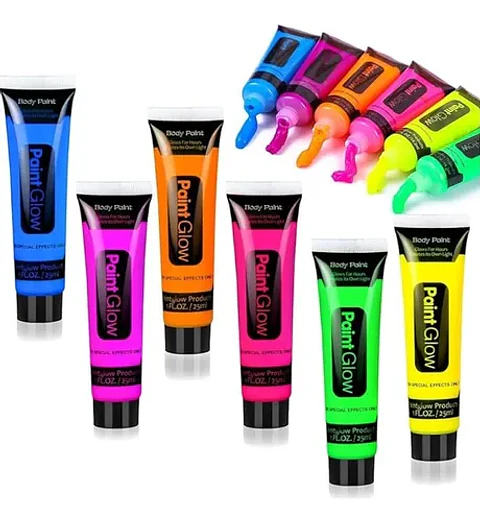 Pintura neon para rostro