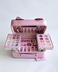 Set Belleza Infantil Maquillaje Gatito Maleta Doble - Miniatura 1
