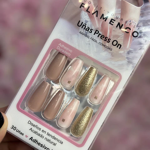 uñas press on (8550-04)
