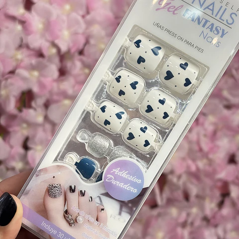 uñas para pies press on 